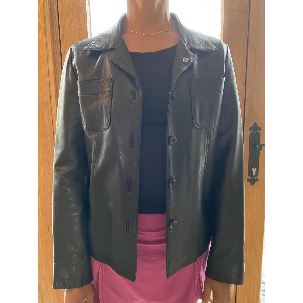 Leather jacket Barneys New York - Vintage