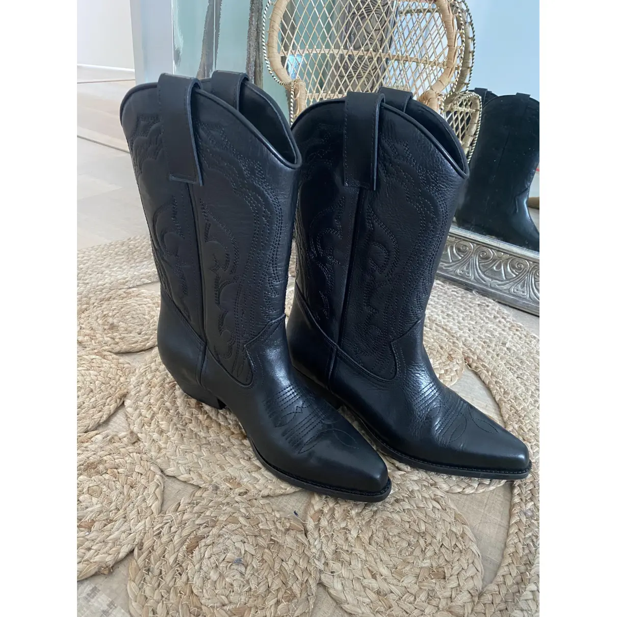 Buy Ba&sh Leather cowboy boots online