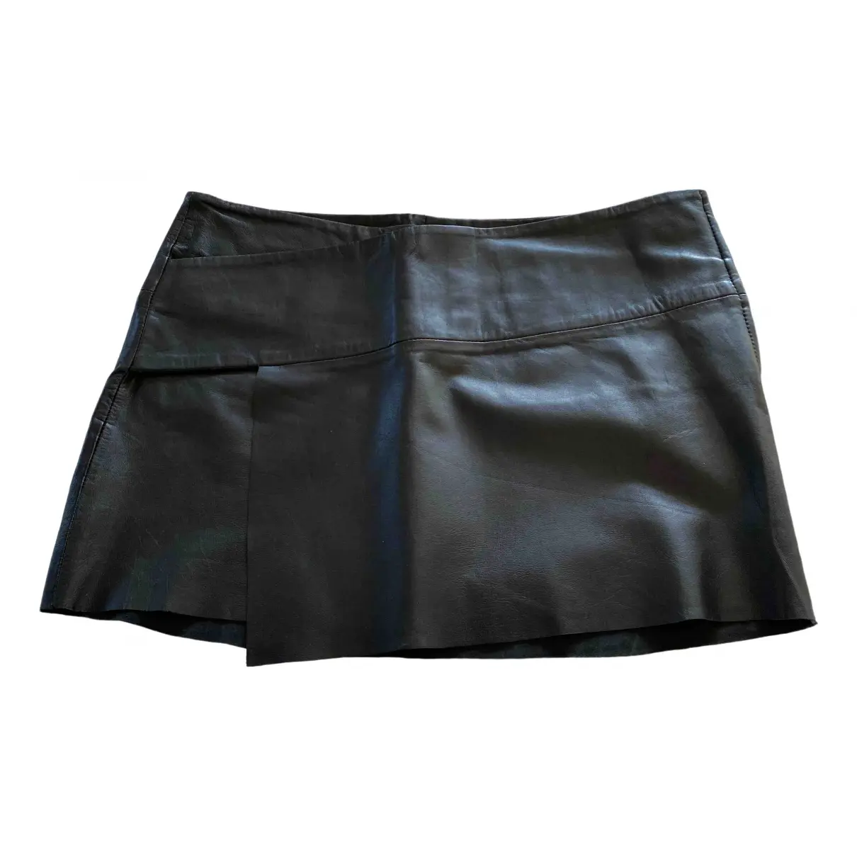 Leather mini skirt Ba&sh
