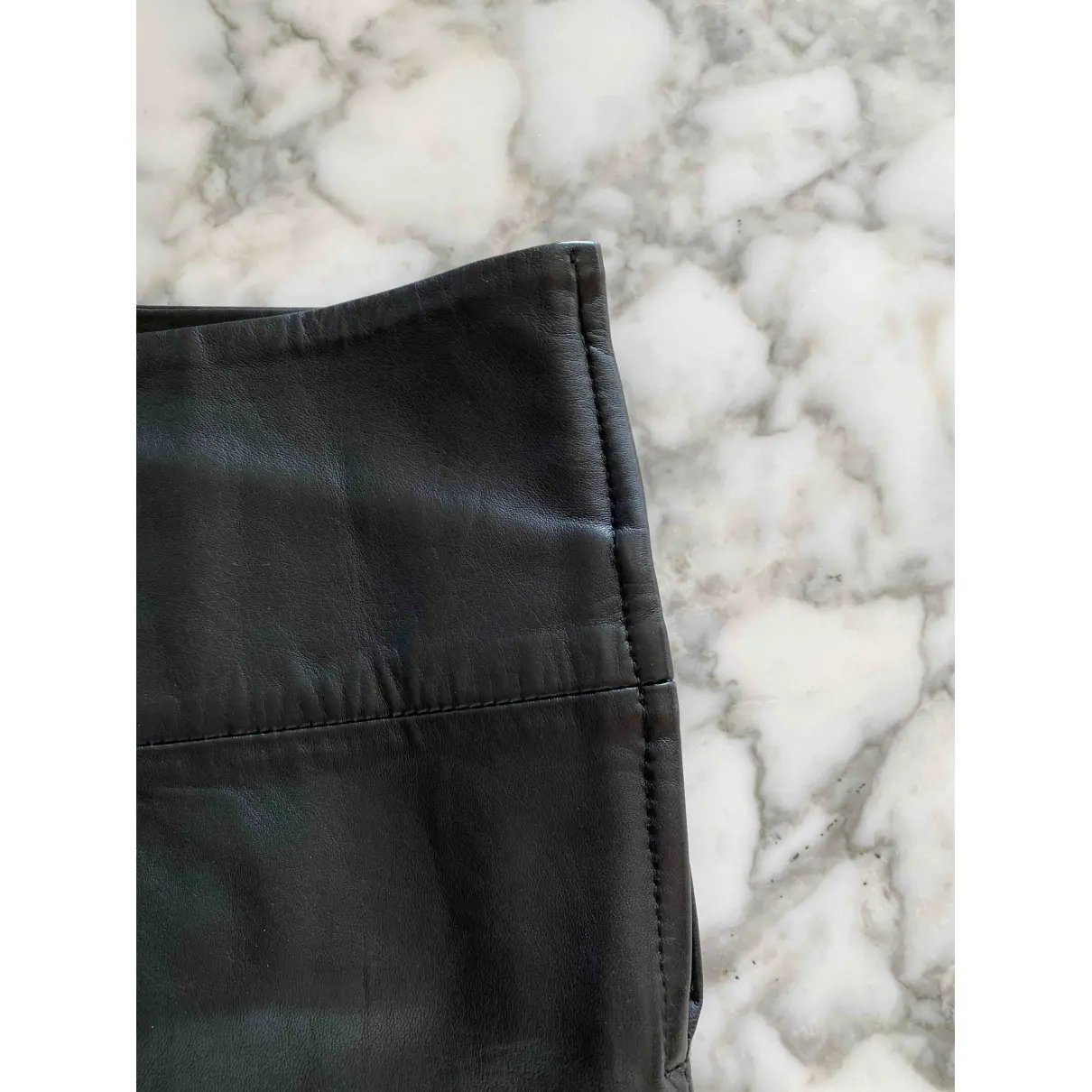 Leather mini skirt Ba&sh