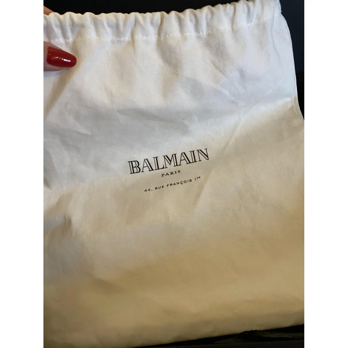 BBag 18 leather crossbody bag Balmain