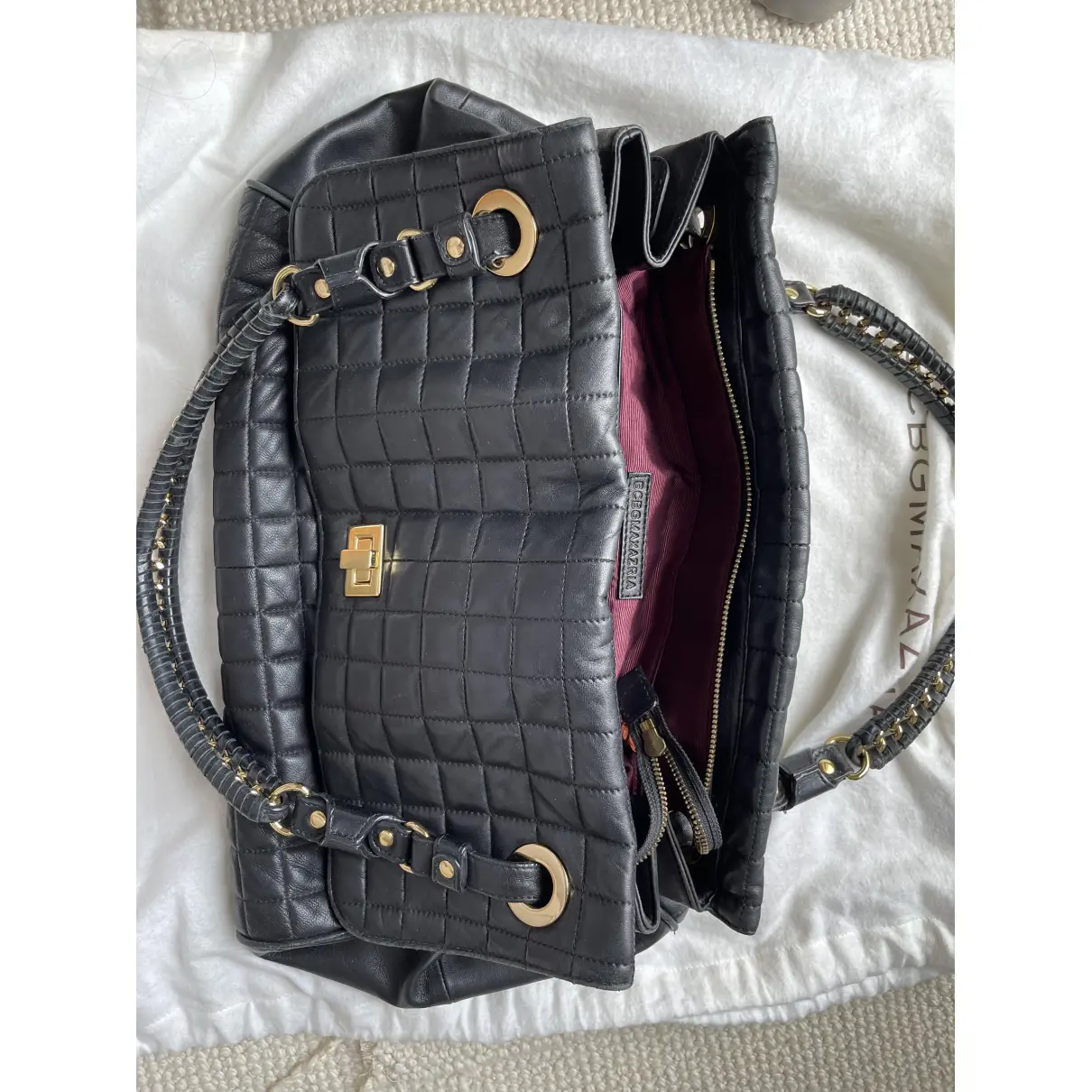 Leather handbag Bcbg Max Azria - Vintage