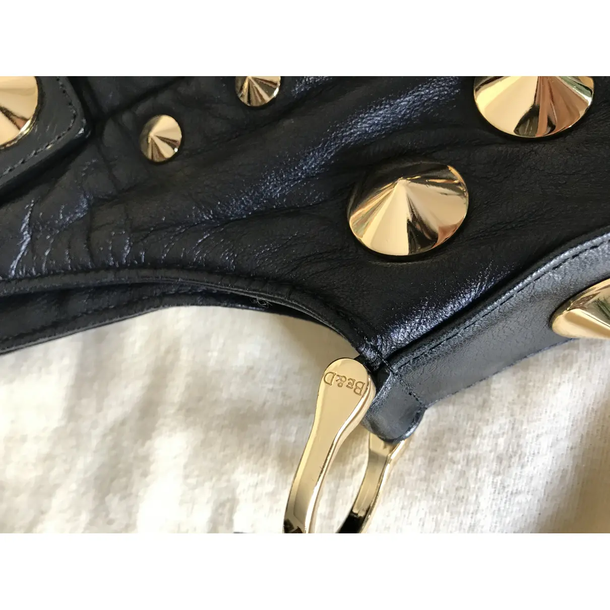 Leather handbag Be & D