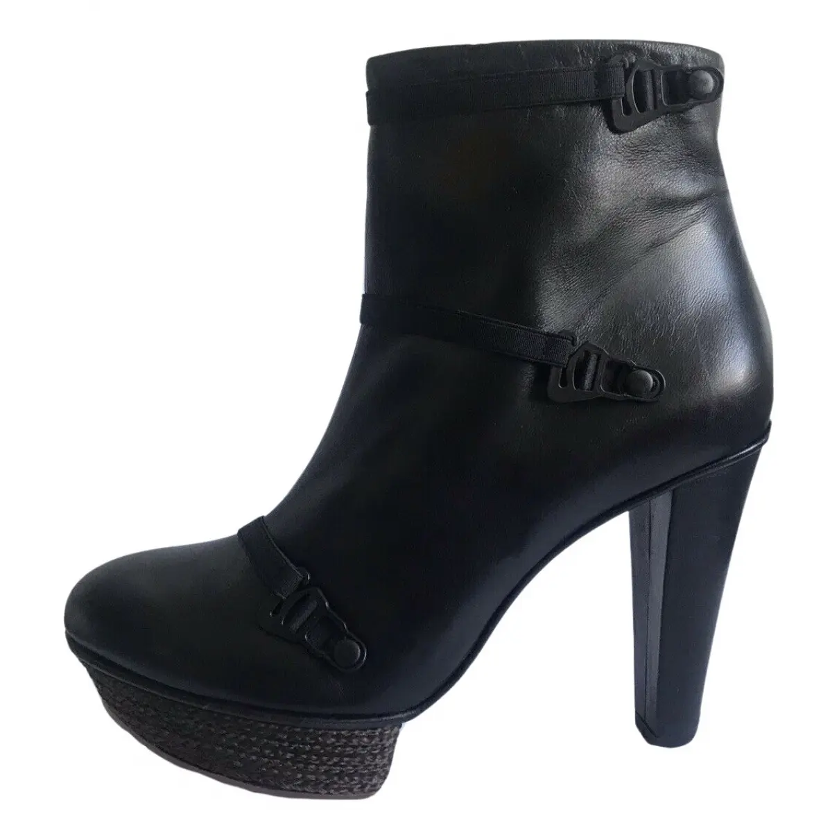Leather ankle boots Beau Coops