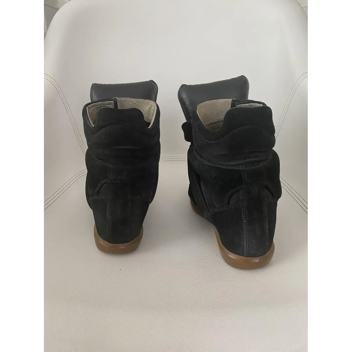 Buy Isabel Marant Beckett leather trainers online