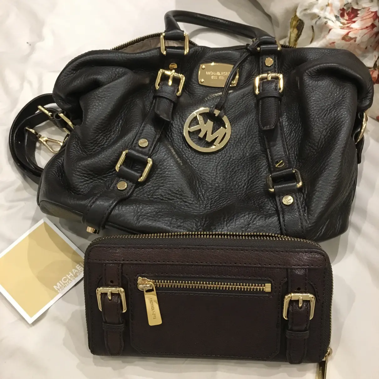 Bedford leather handbag Michael Kors
