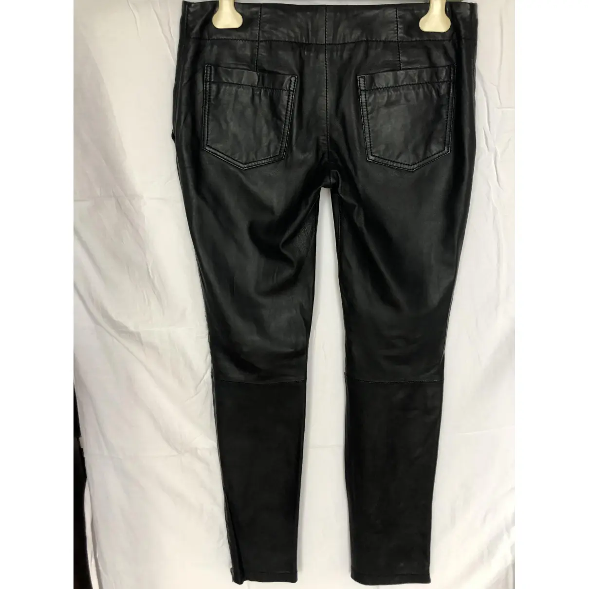 Buy Bel Air Leather slim pants online