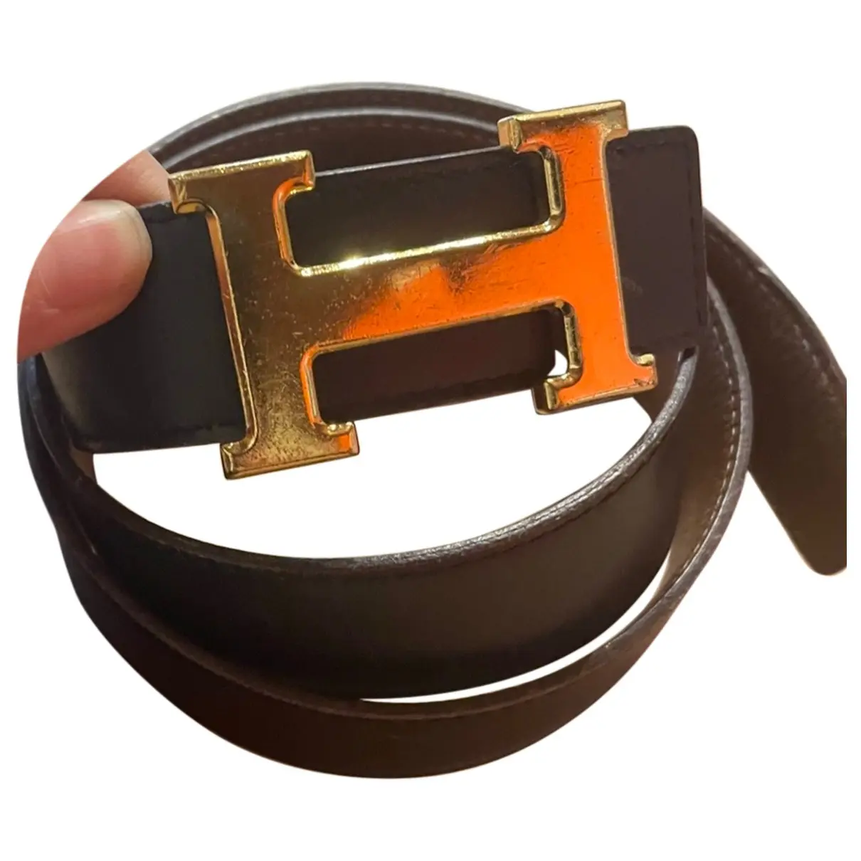 Belt leather belt Hermès - Vintage