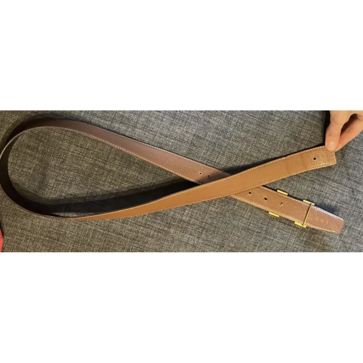 Belt leather belt Hermès - Vintage