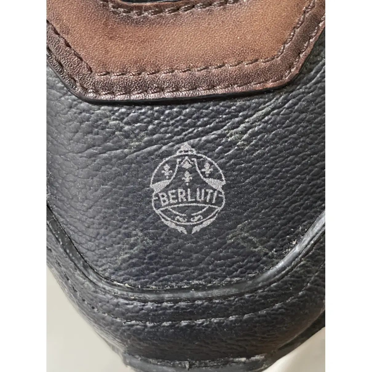 Leather high trainers Berluti