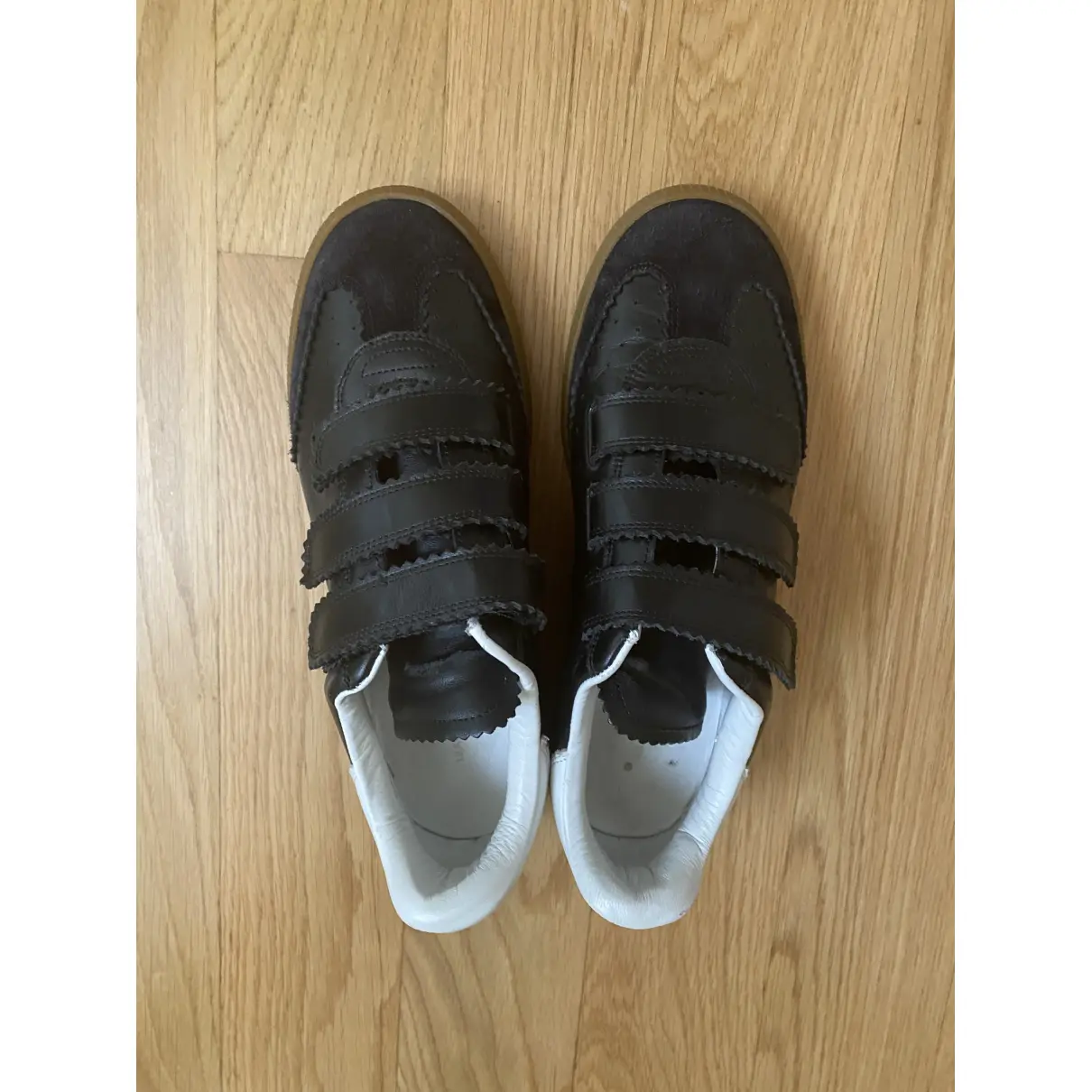 Beth leather trainers Isabel Marant