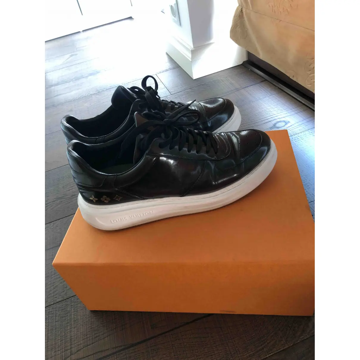 Beverly Hills leather low trainers Louis Vuitton