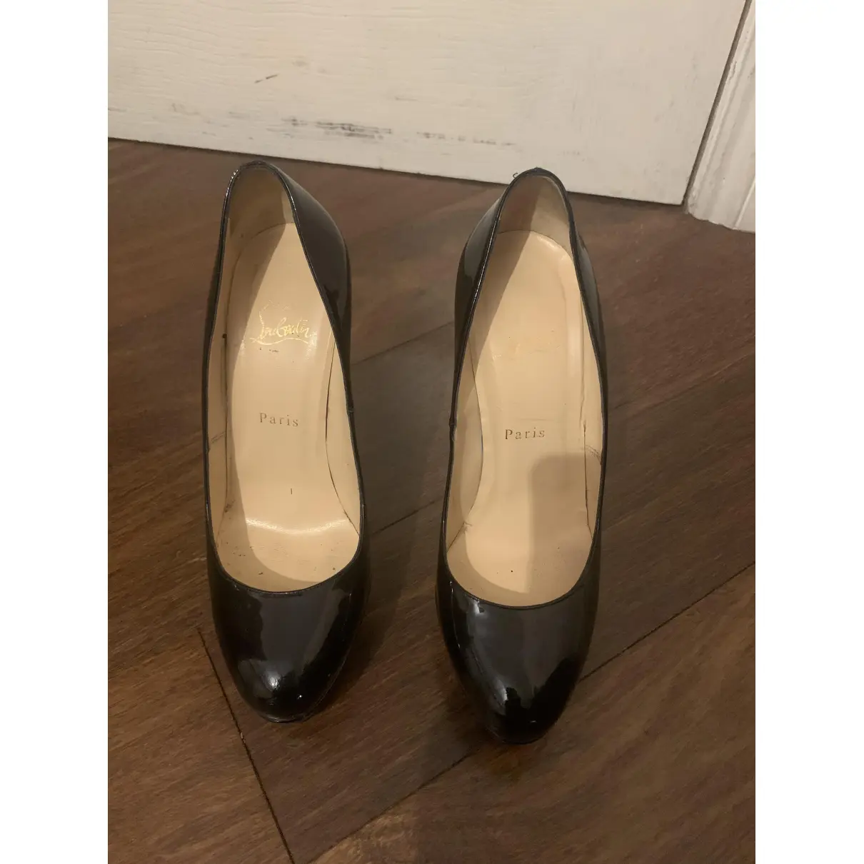 Buy Christian Louboutin Bianca leather heels online