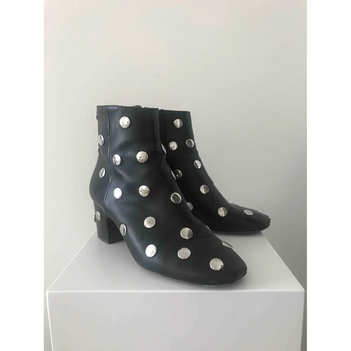 Bimba y Lola Leather ankle boots for sale
