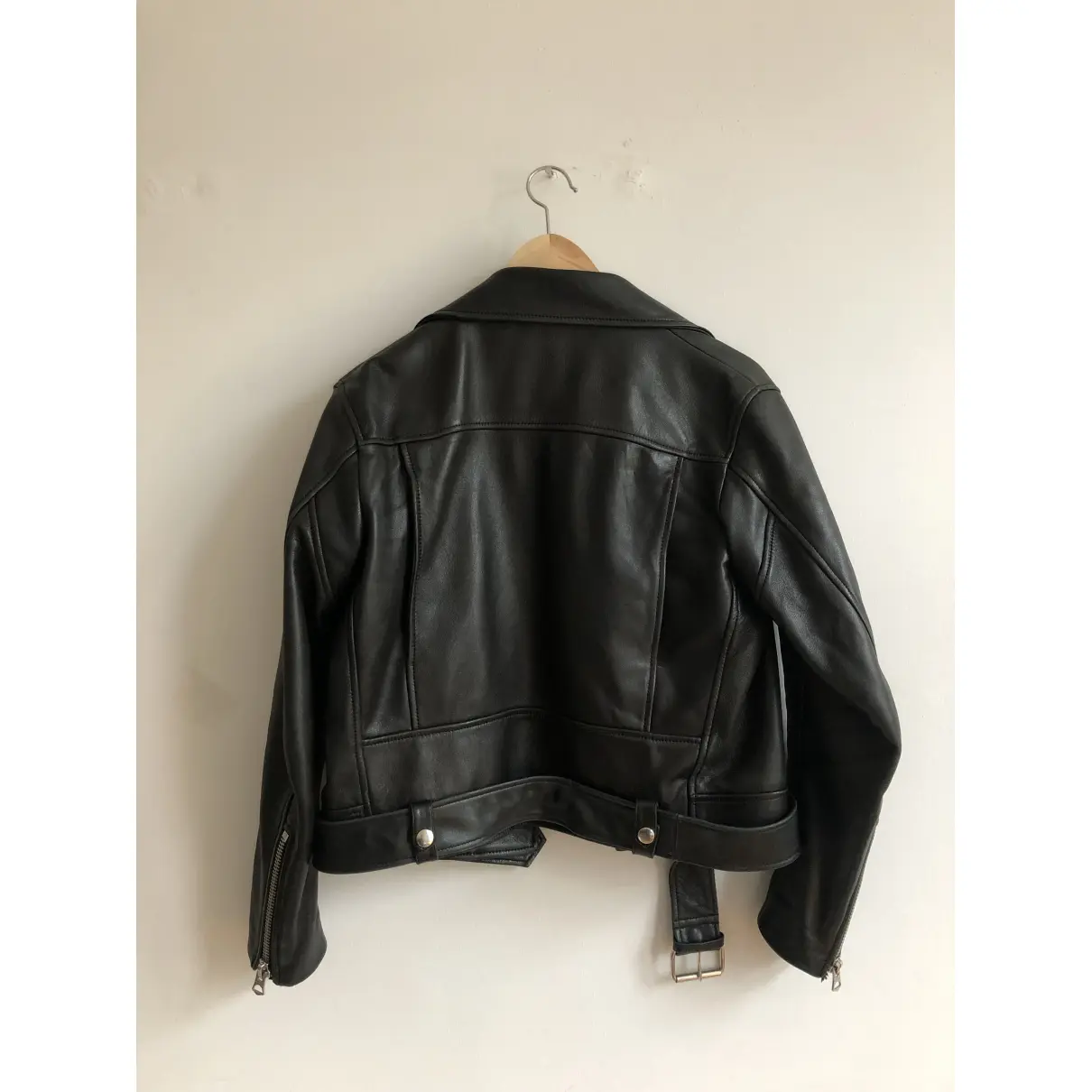 Buy Acne Studios Blå Konst leather jacket online