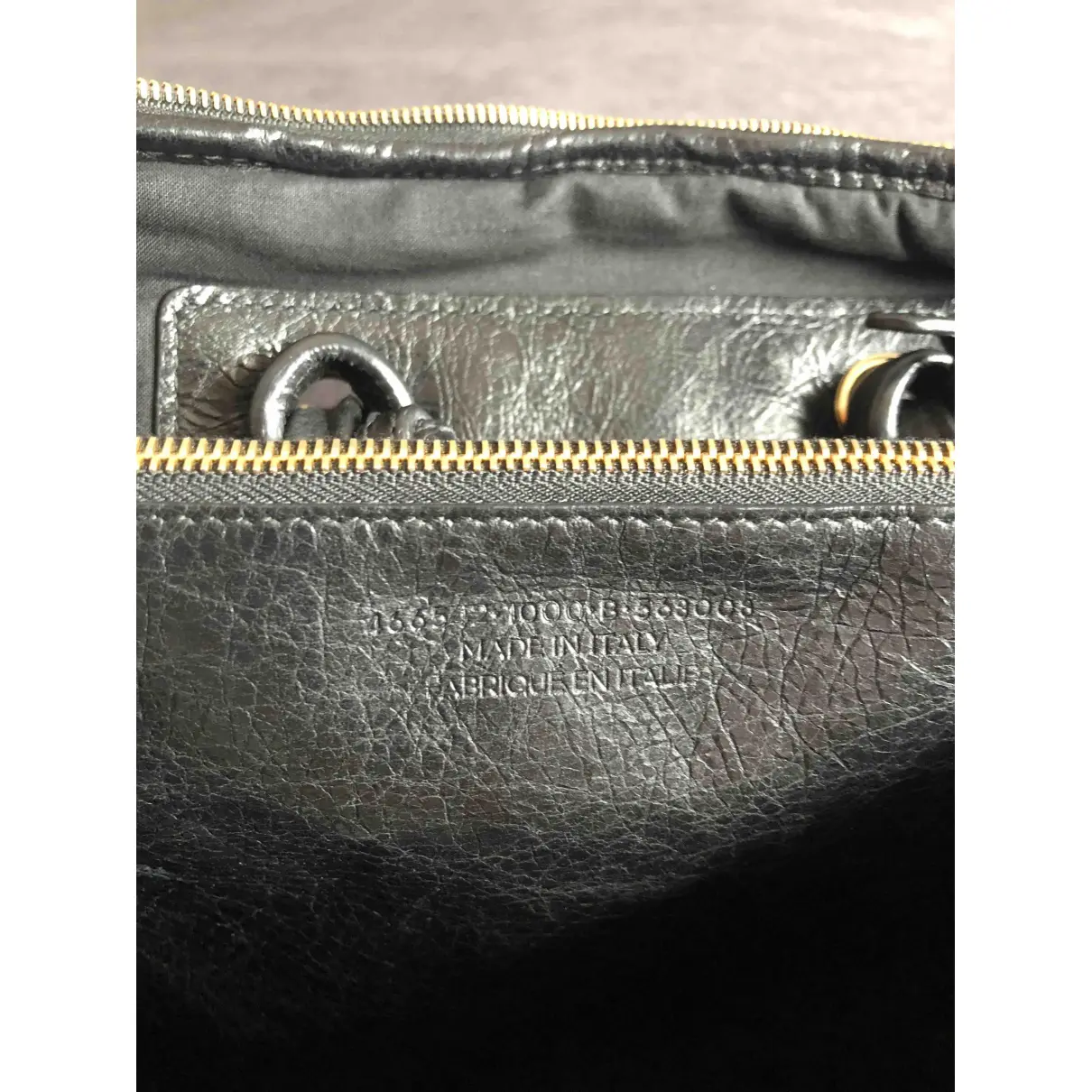 Blanket leather handbag Balenciaga