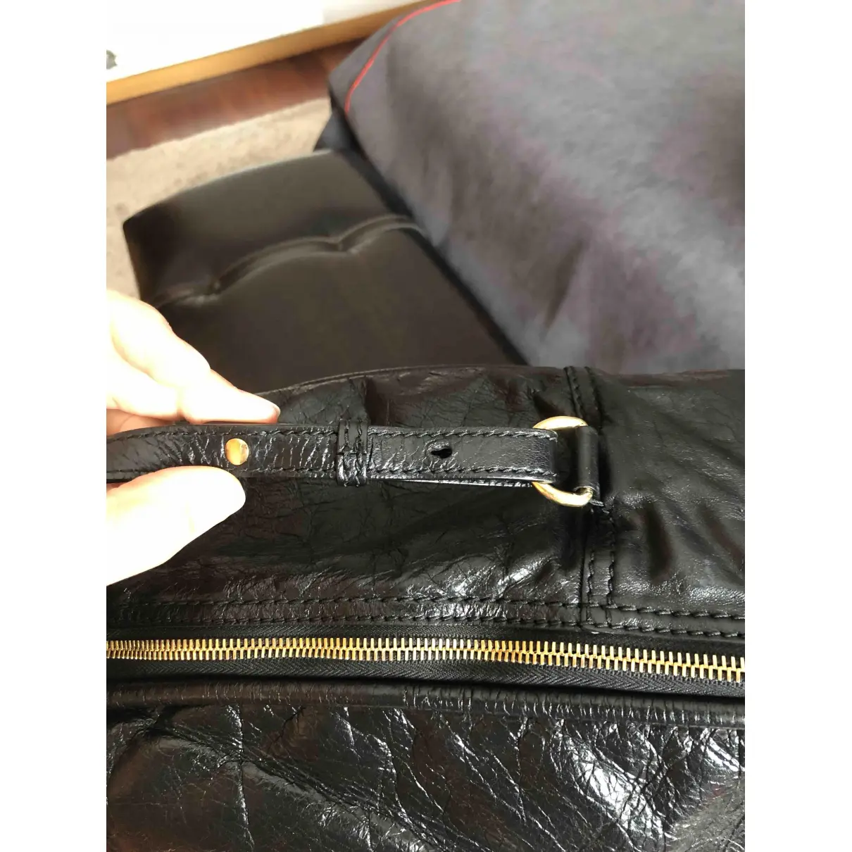 Blanket leather handbag Balenciaga