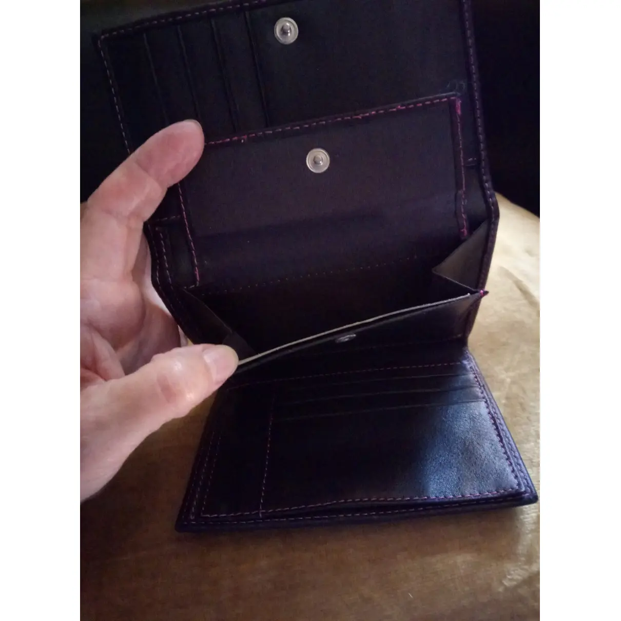 Leather wallet Blumarine