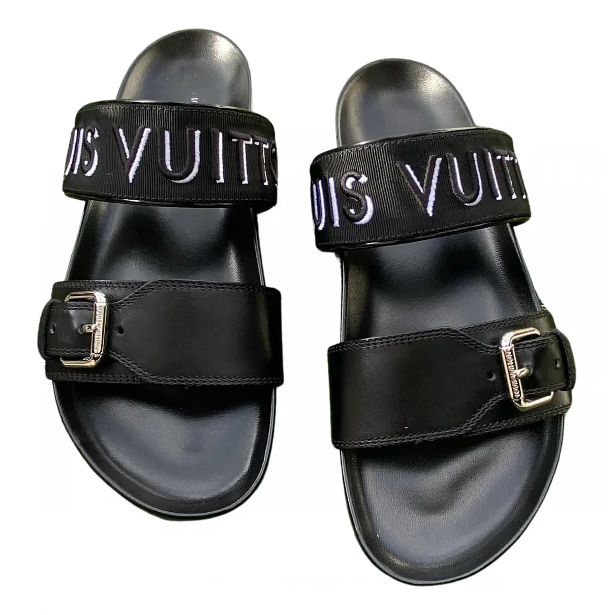 Bom Dia  leather mules Louis Vuitton