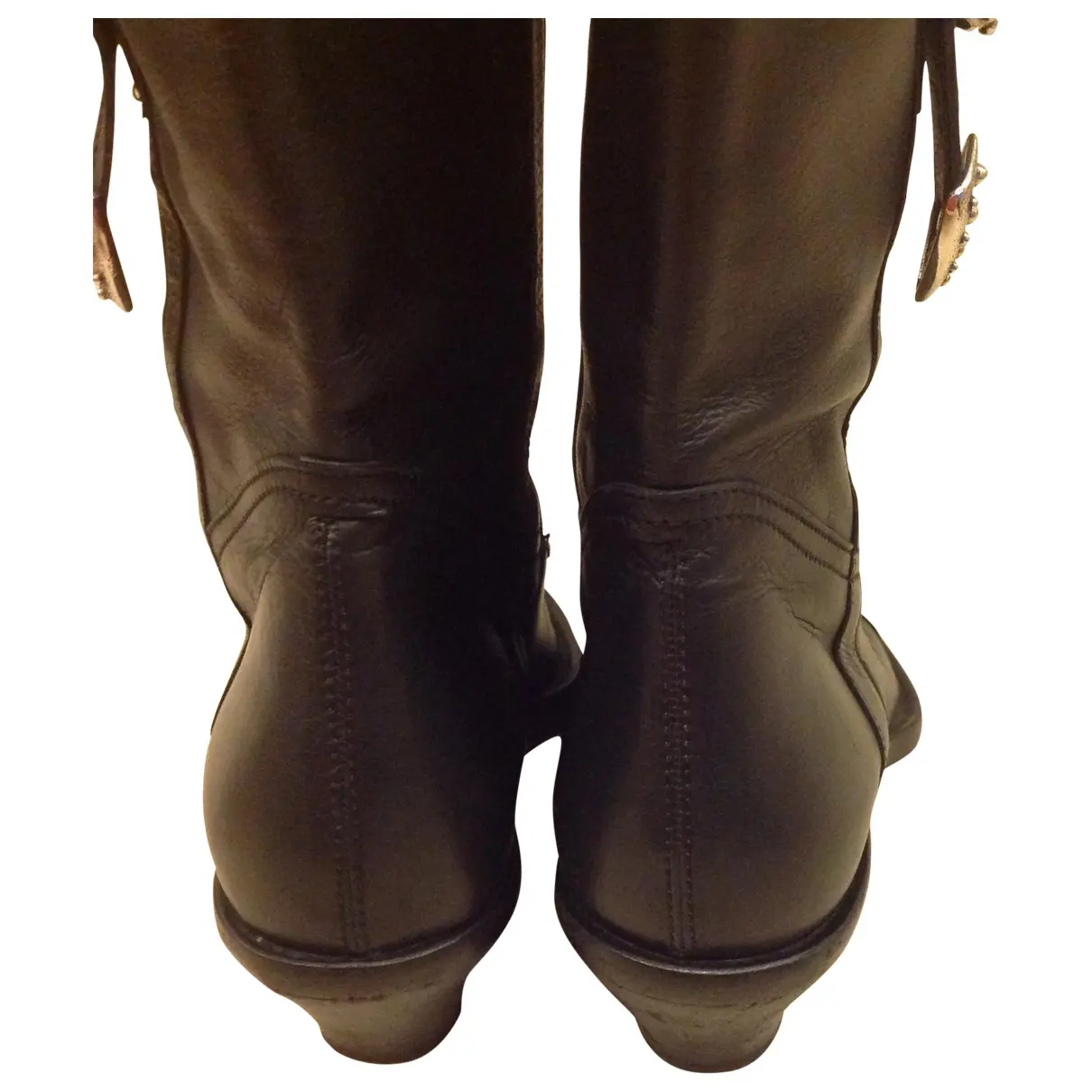Buy Cesare Paciotti Black Leather Boots online