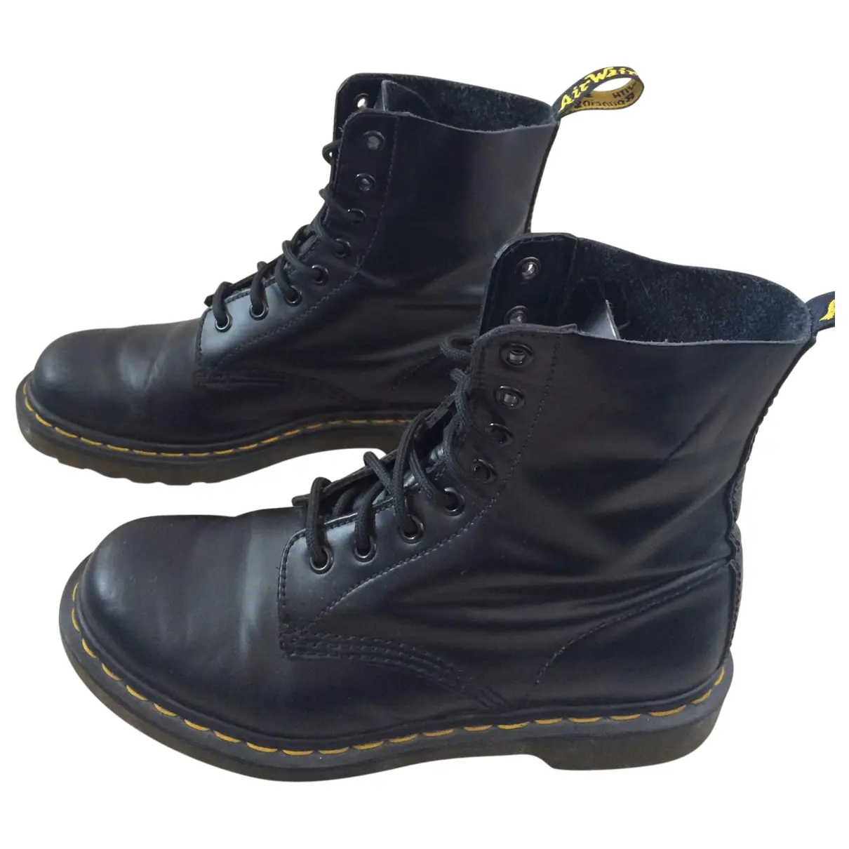 Black Leather Boots Dr. Martens