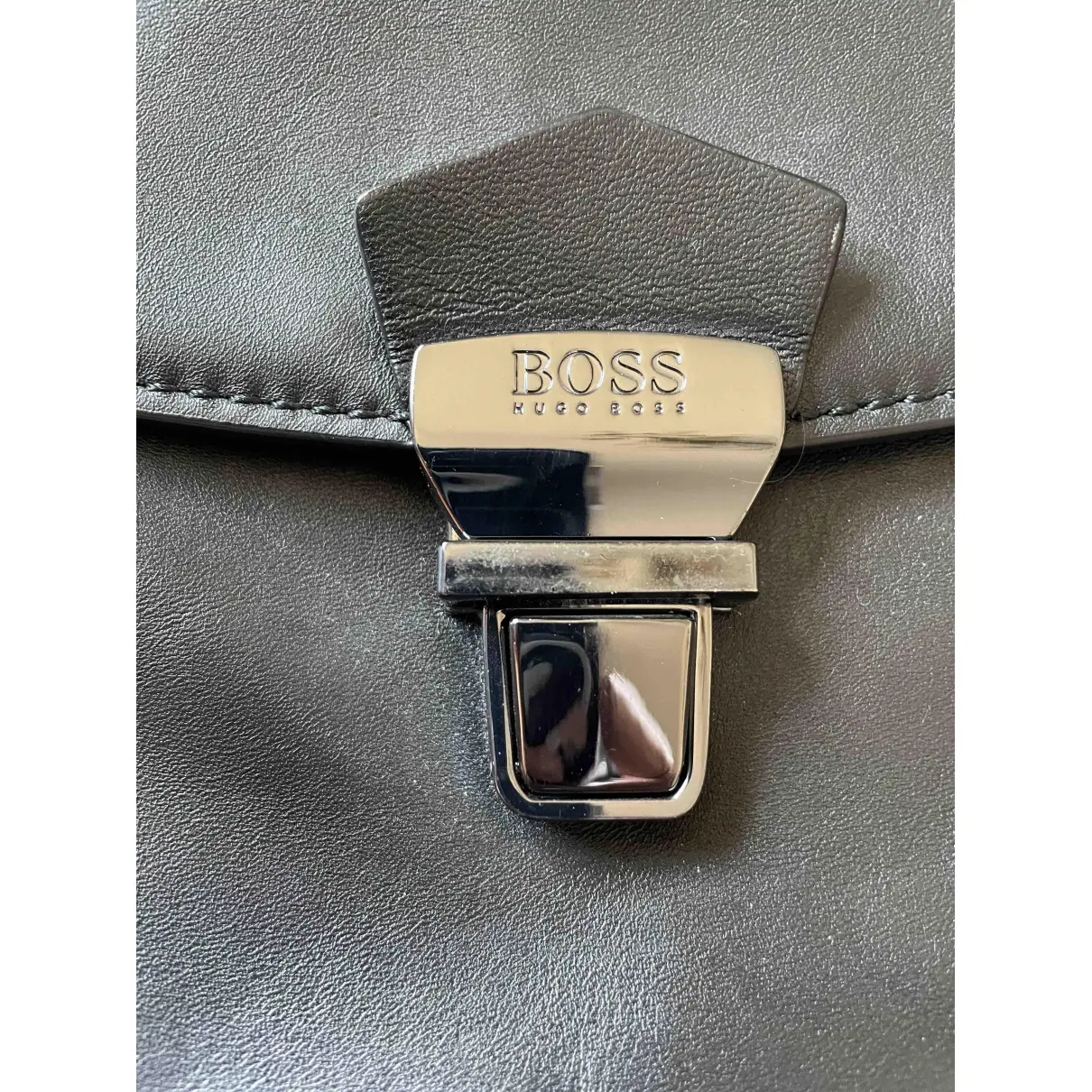 Leather travel bag Boss