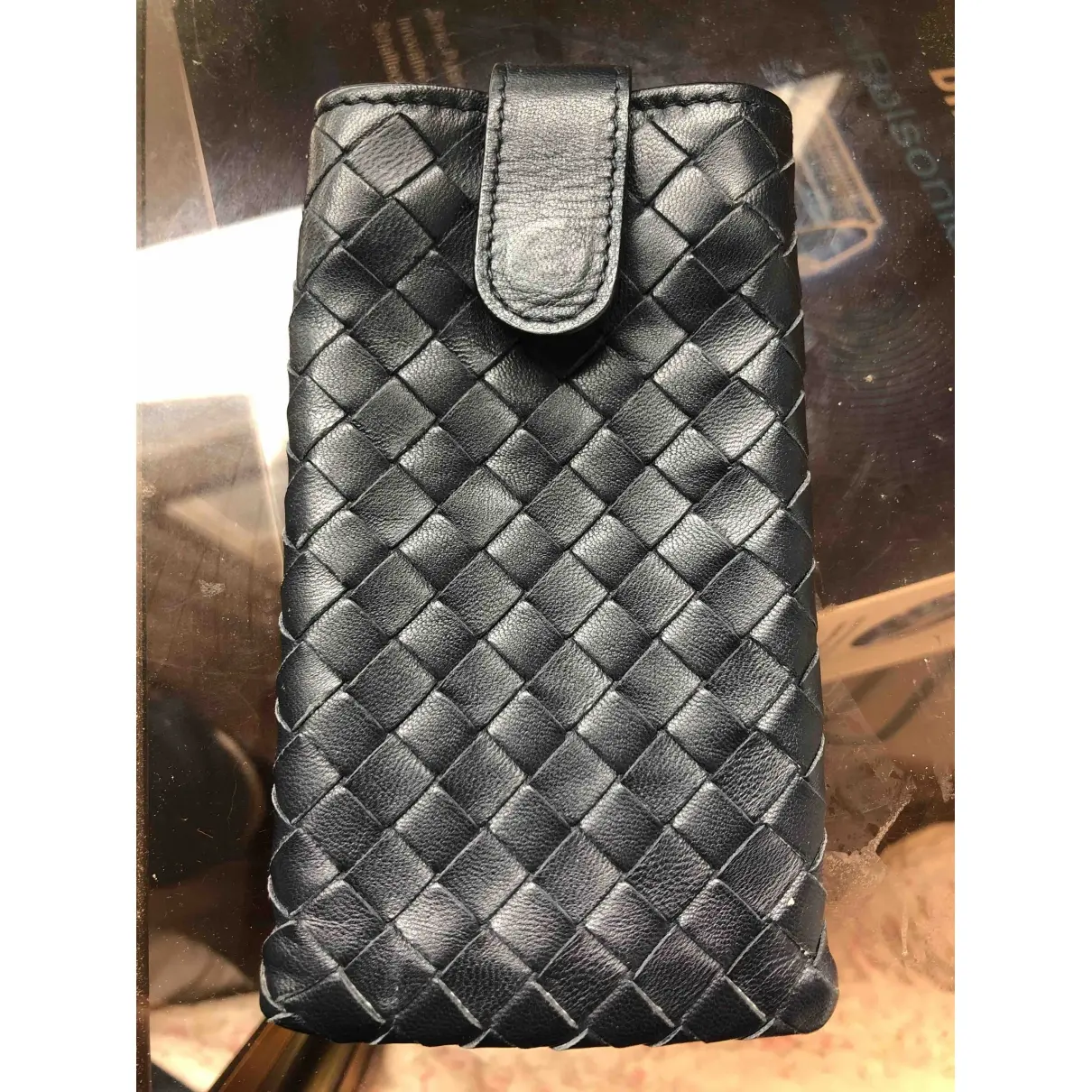 Bottega Veneta Leather iphone case for sale