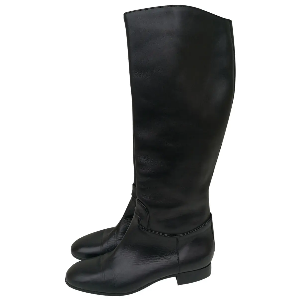 Leather riding boots Bottega Veneta