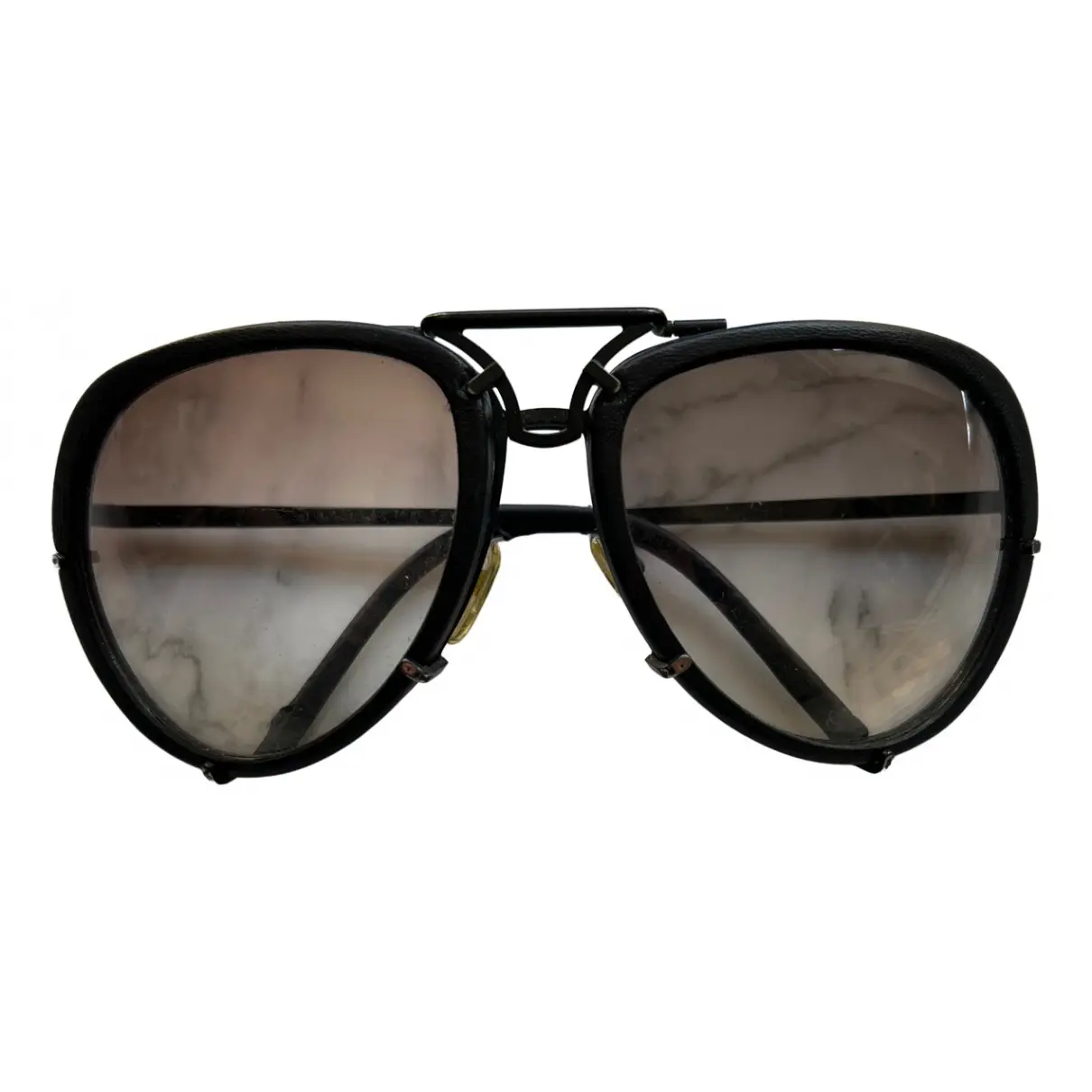 Leather sunglasses Bottega Veneta