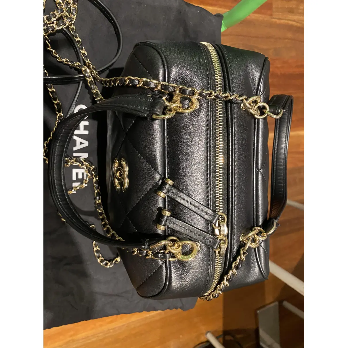 Buy Chanel Bowling Bag leather bowling bag online