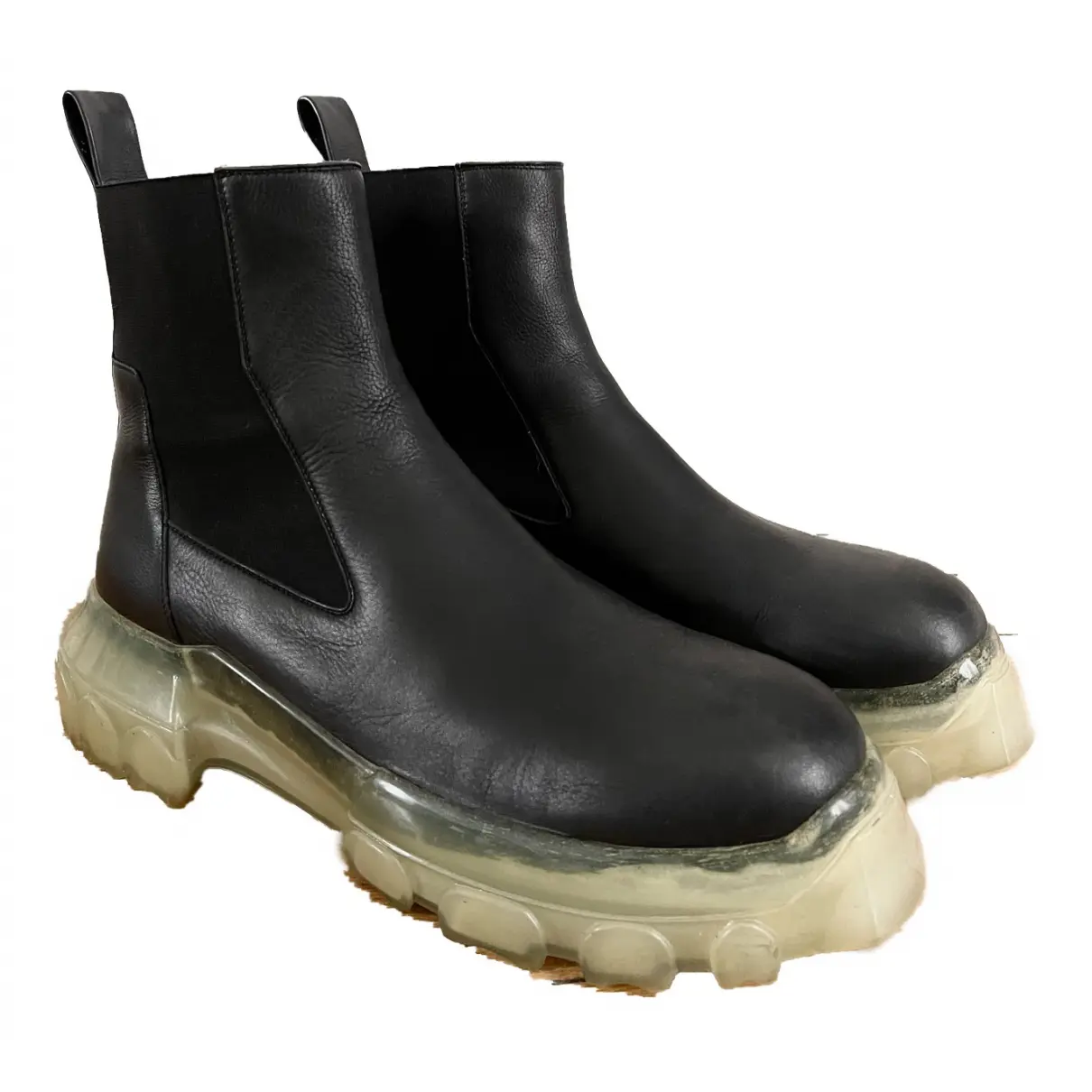 Bozo Tractor leather boots Rick Owens