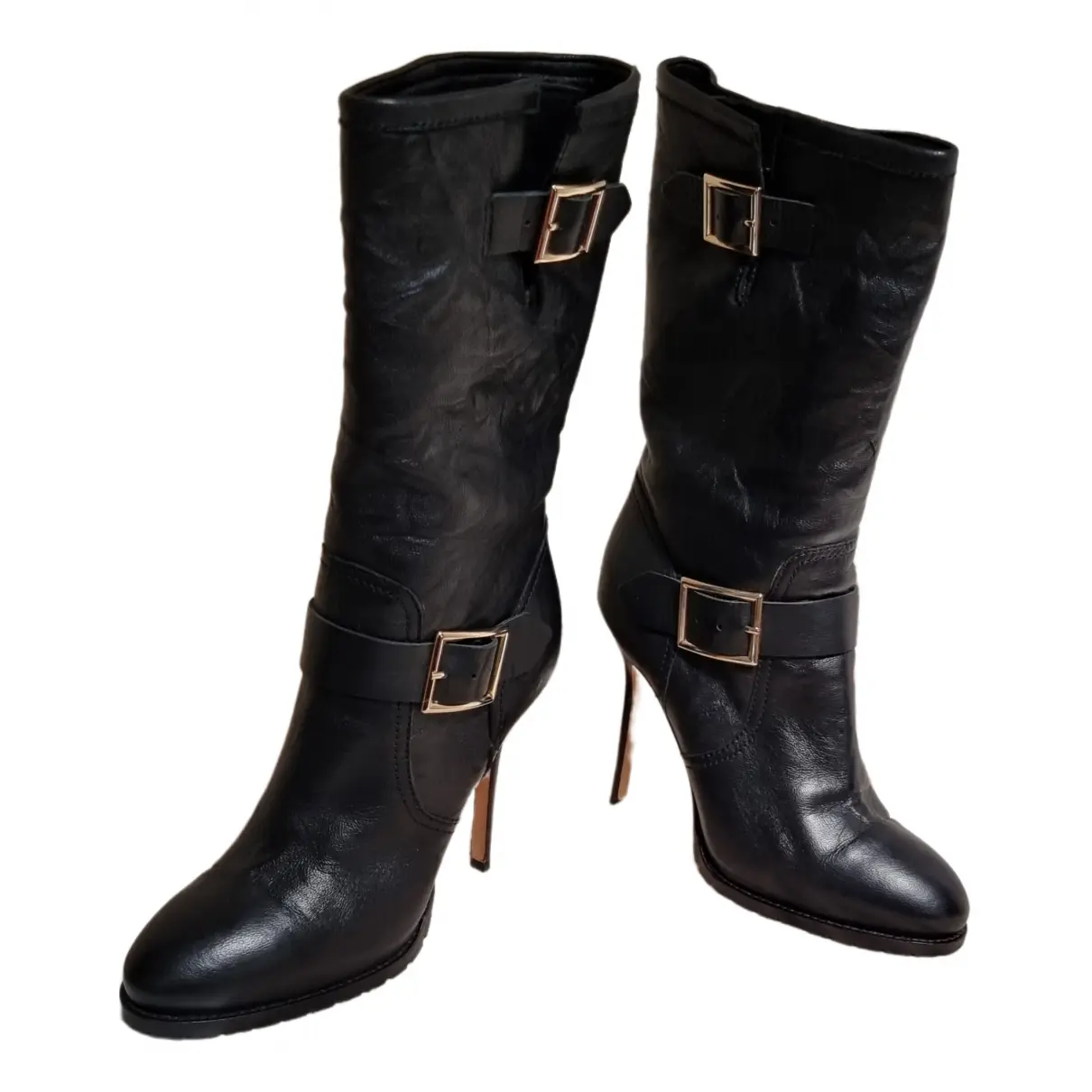 Brelan leather western boots Jimmy Choo
