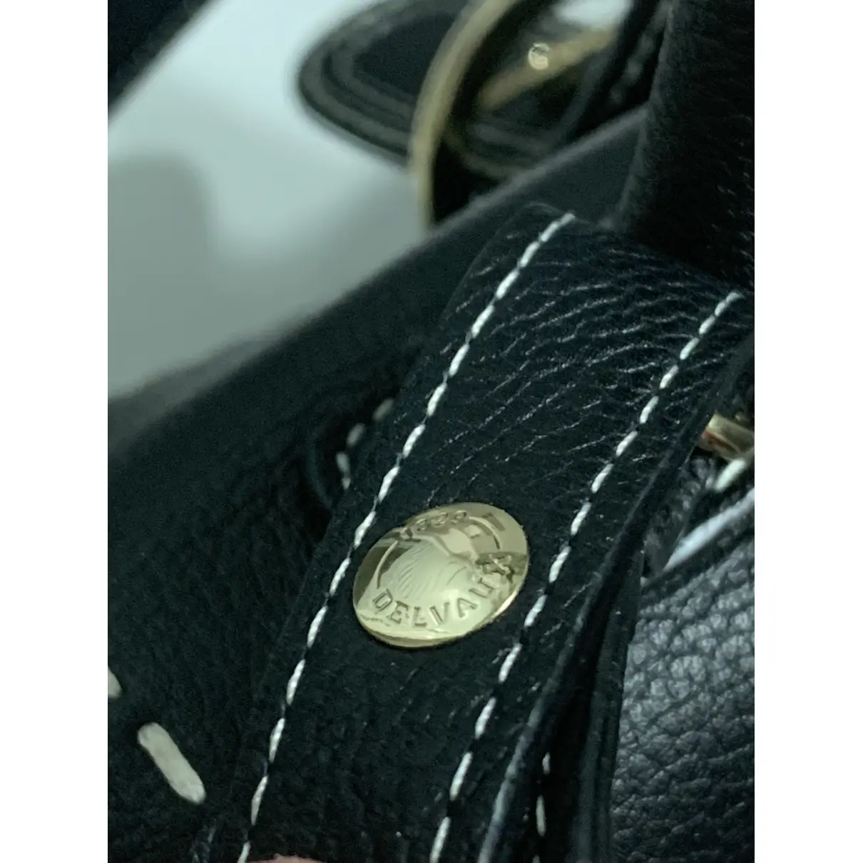 Brillant leather clutch bag Delvaux