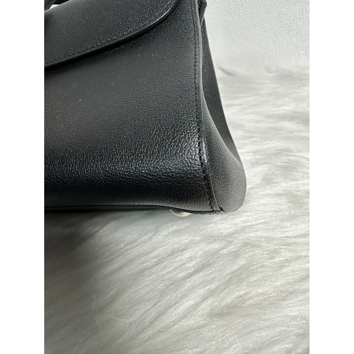 Brillant leather crossbody bag Delvaux