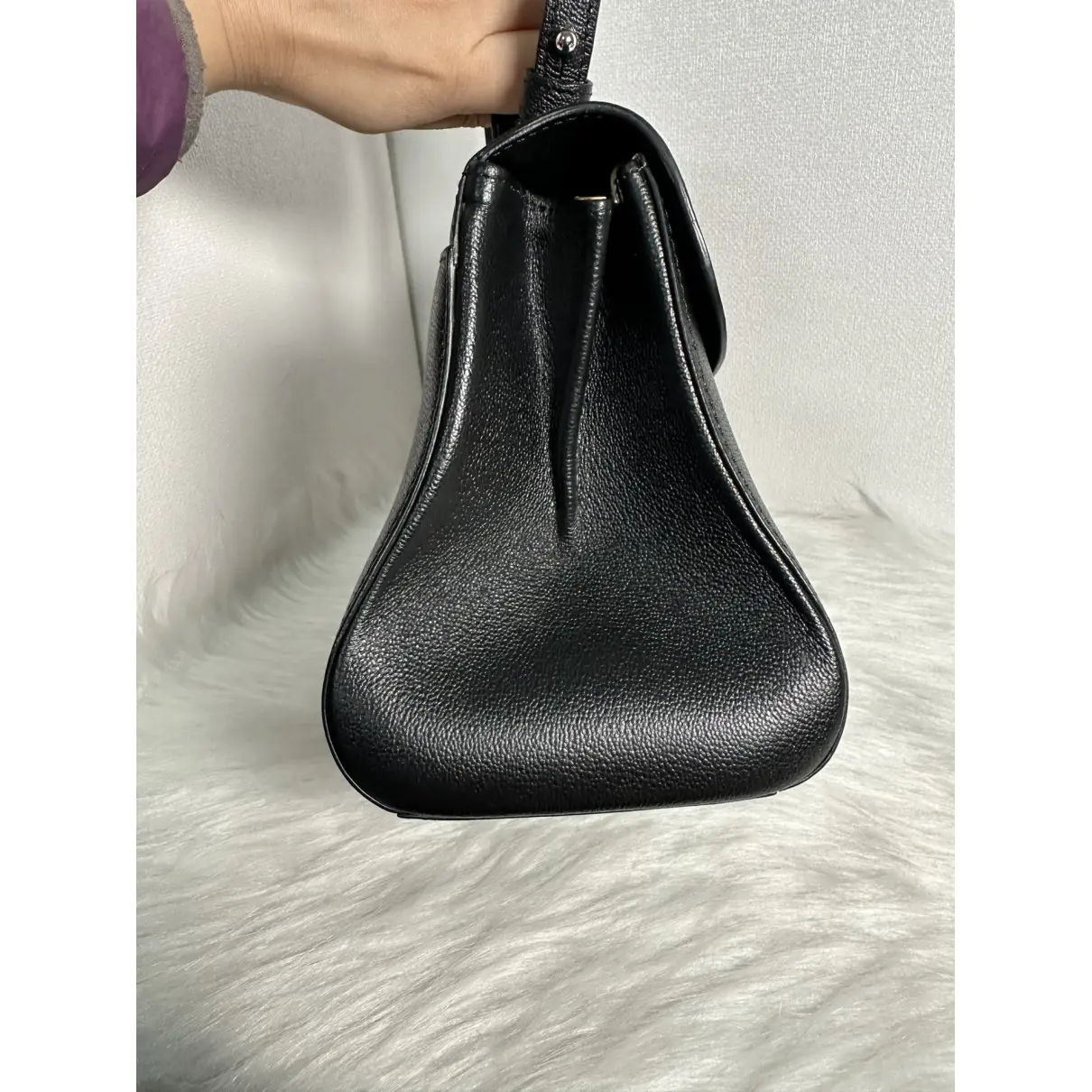 Brillant leather crossbody bag Delvaux
