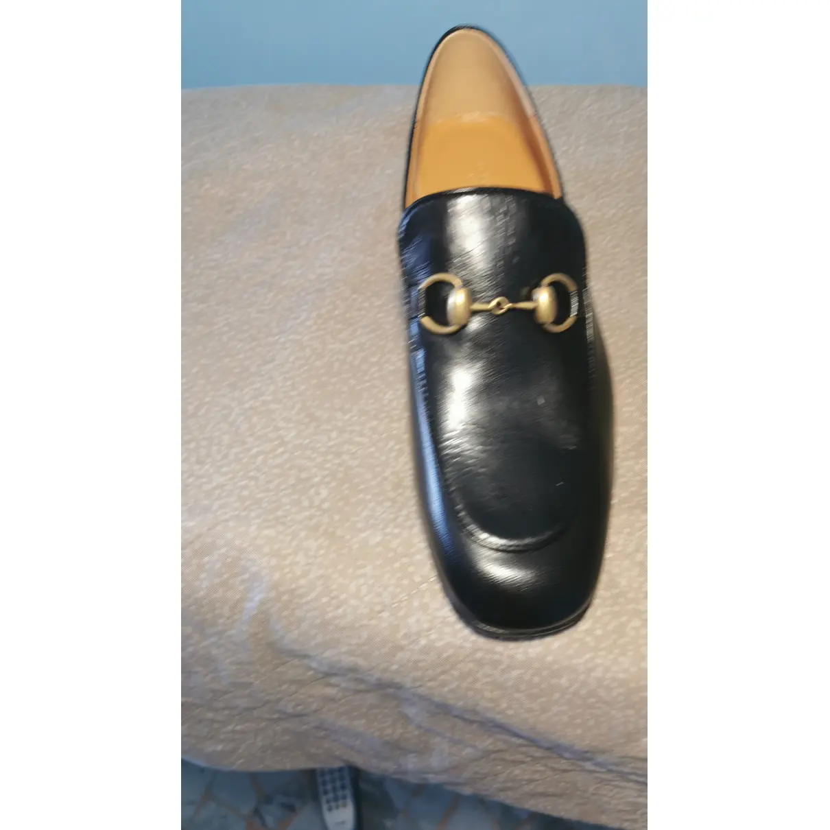 Buy Gucci Brixton leather flats online