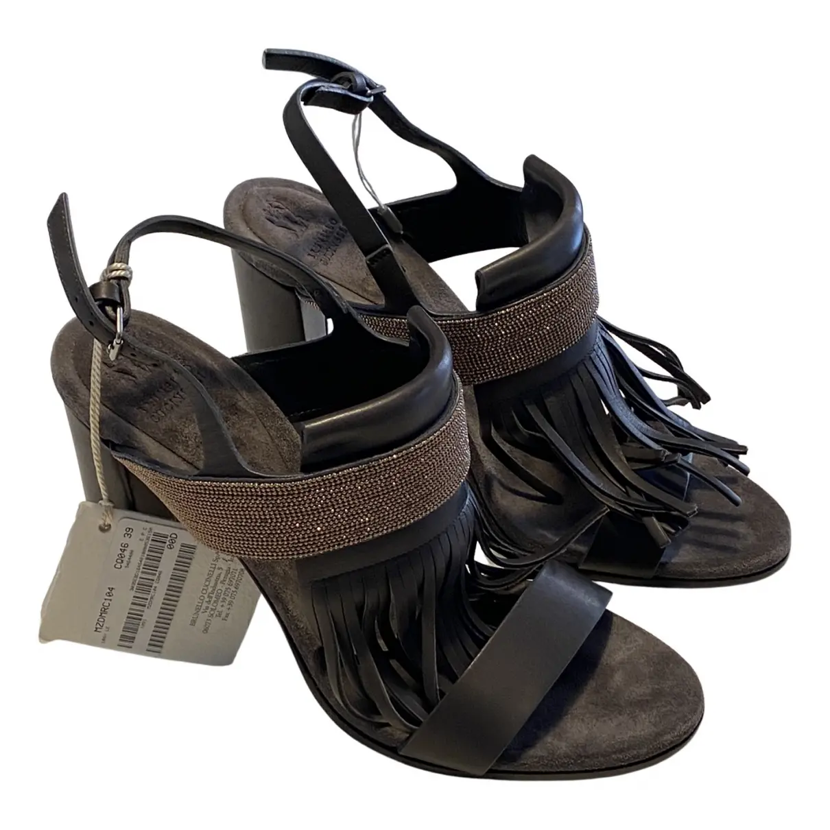 Leather sandals Brunello Cucinelli