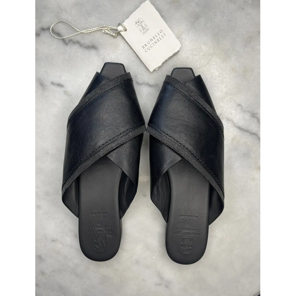 Buy Brunello Cucinelli Leather mules online