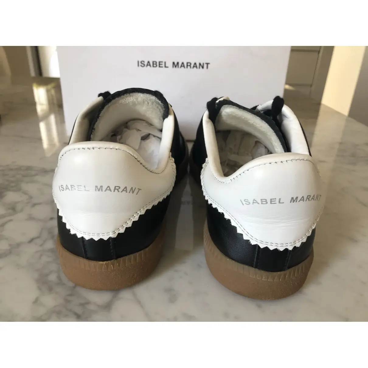 Bryce leather trainers Isabel Marant