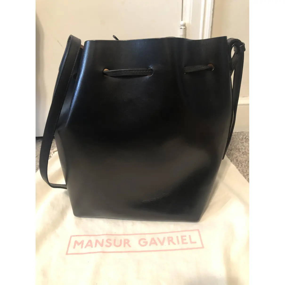 Buy Mansur Gavriel Bucket leather crossbody bag online