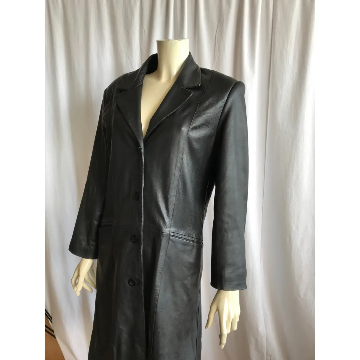 Buy Bugatti Leather trench coat online