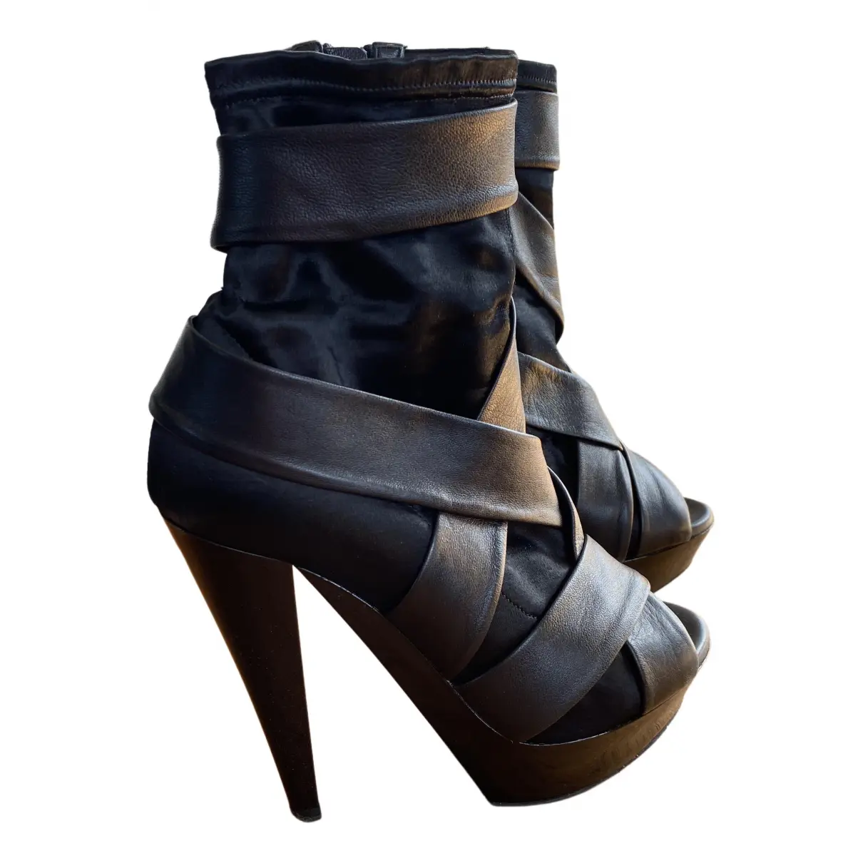 Leather ankle boots Burberry