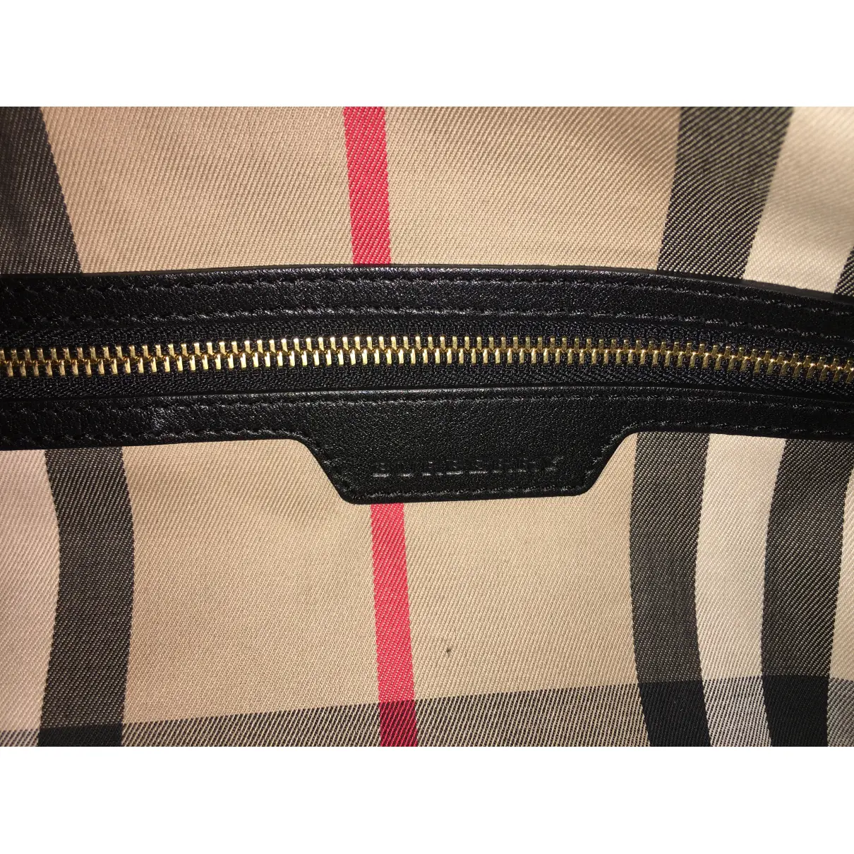 Leather weekend bag Burberry
