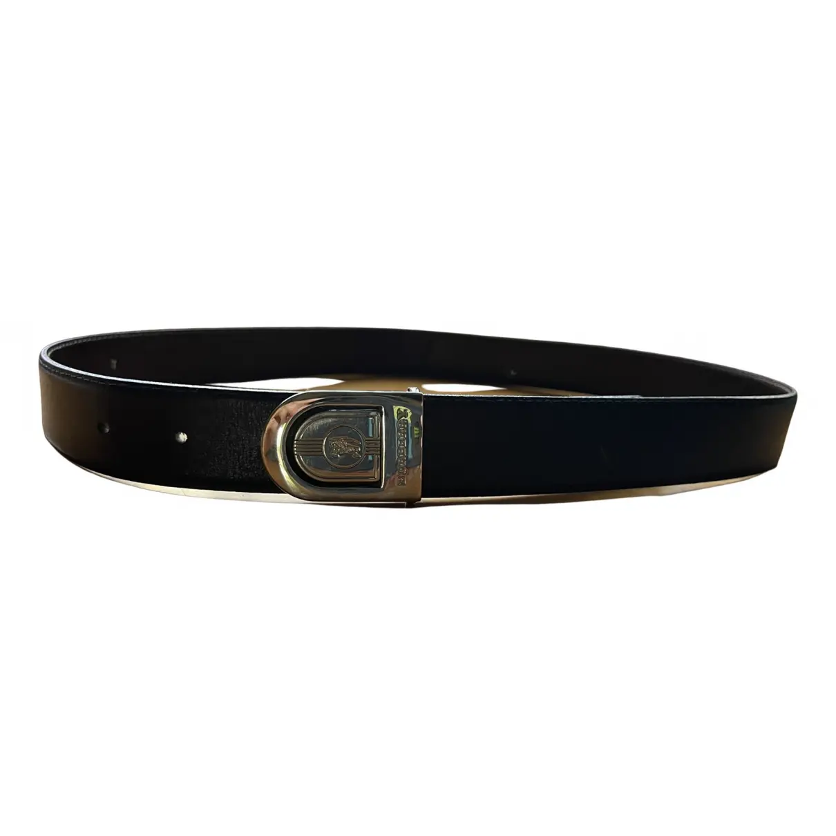 Leather belt Burberry - Vintage