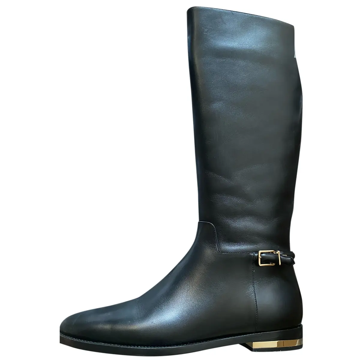 Leather riding boots Burberry