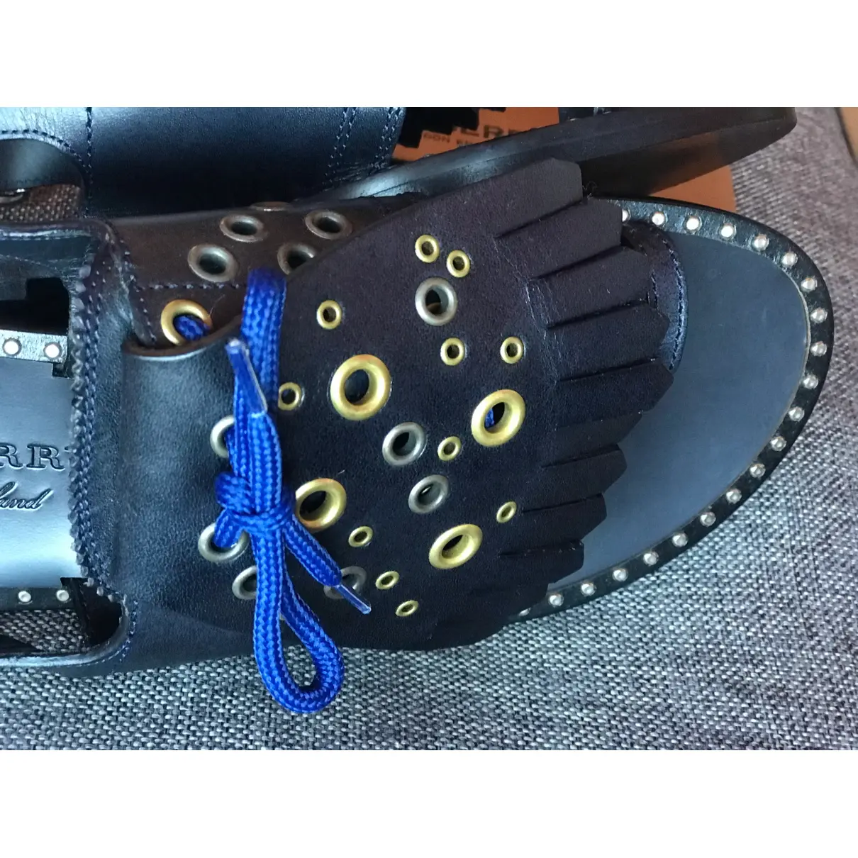 Leather sandal Burberry