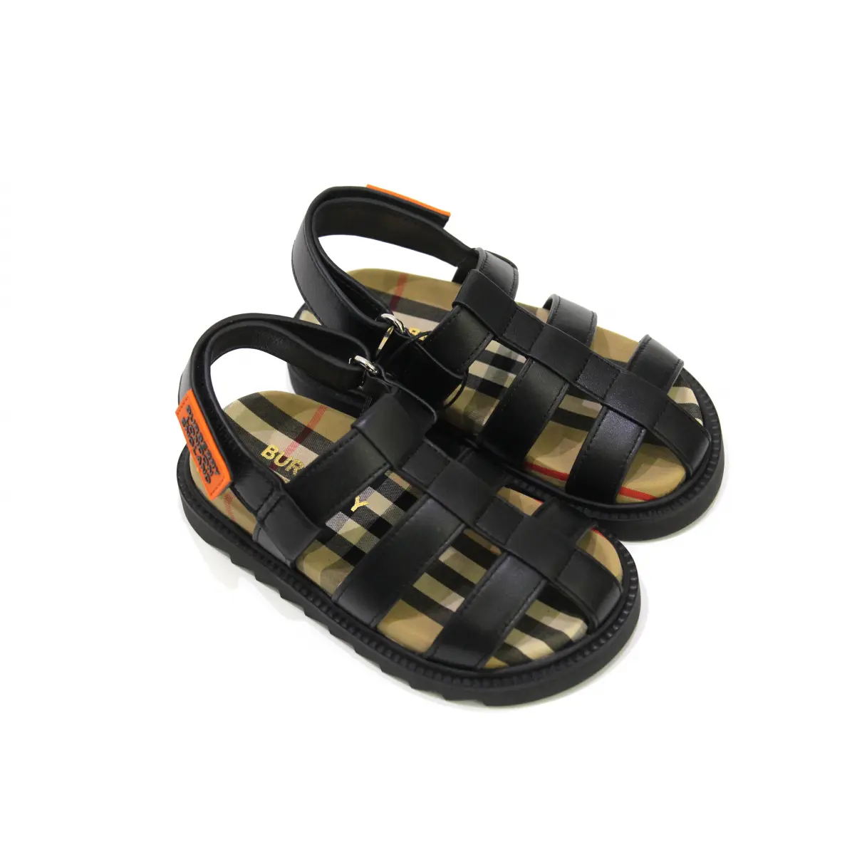 Buy Burberry Leather sandals online - Vintage