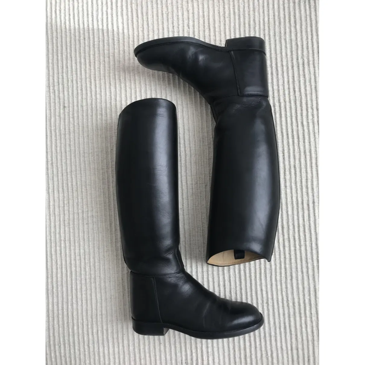 Leather riding boots Buttero