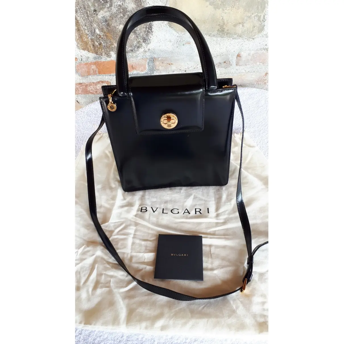 Buy Bvlgari Leather handbag online - Vintage