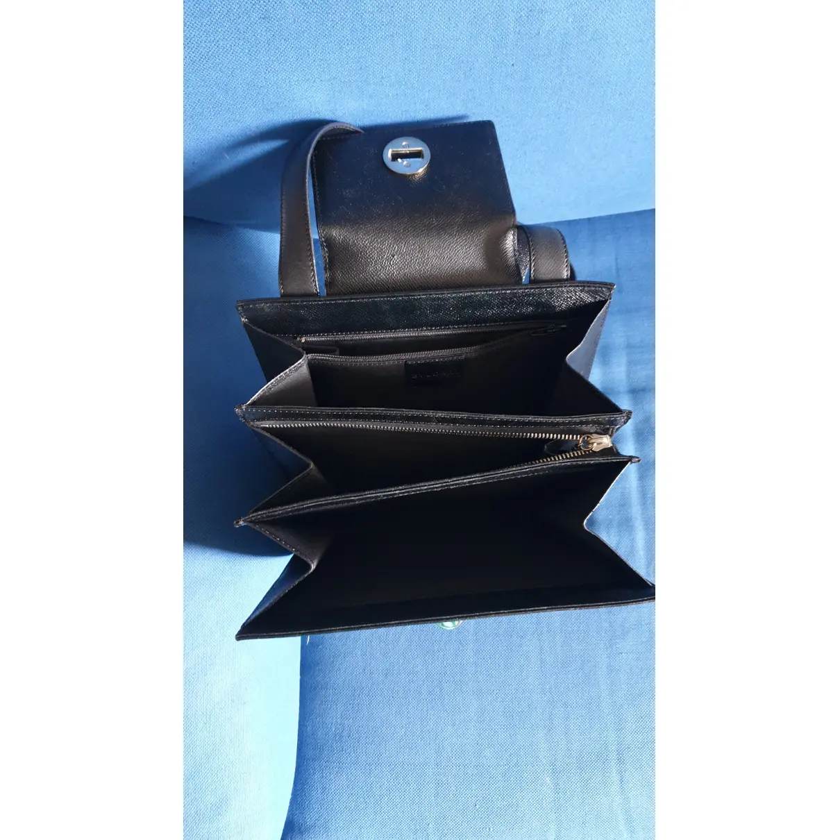 Leather crossbody bag Bvlgari - Vintage